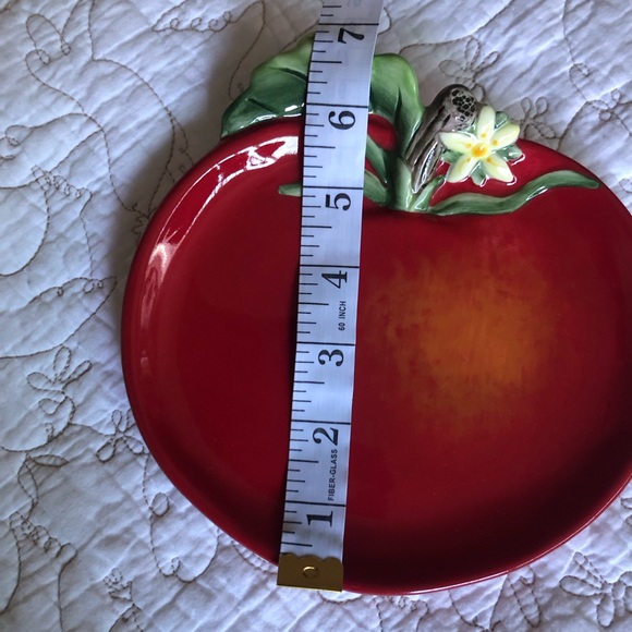 Fitz and Floyd Classics Country Chic Apple Plate OS - Picture 5 of 8